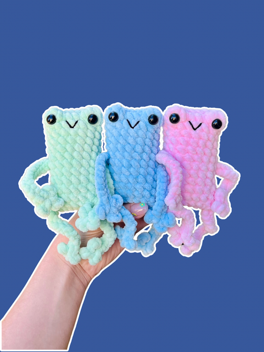 Crochet Chonky Leggy Froggies